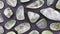 Prehnite rare jewel on black stone texture. Moving right seamless loop backdrop