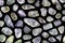 Prehnite rare jewel stones texture on black background