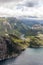 Preikestolen viewpoint in Norway