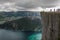 Preikestolen viewpoint in Norway