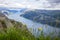 Preikestolen viewpoint in Norway