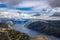 Preikestolen viewpoint in Norway