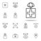 premise with medicines icon. Drones icons universal set for web and mobile