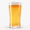 Premium 3d Model: Cold Beer Glass In Light Orange And White