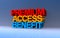 premium access benefit on blue