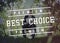 Premium Best Choice Business Concept