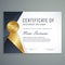 Premium certificate of appreciation award design
