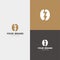 premium Coffee bean thunder, bold flash logo illustration vector icon, sign, symbol clip art template editable