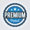 Premium Commerce Label/Badge. For signage, prints and stamps