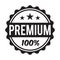 Premium Commerce Label Badge with stars Premium product