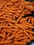 Premium fresh organic carrots