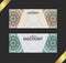 Premium gift voucher template.