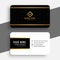 Premium line business card design template
