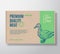 Premium Quality Duck Vector Meat Packaging Label Design on a Craft Cardboard Box Container. Modern Typography and Hand