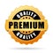 Premium quality gold vector icon