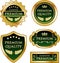 Premium Quality Guarantee Gold Medal Label Collection