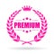 Premium quality laurel vector icon