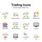 Premium quality pack of trading icons, ready to use and download