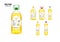 Premium quality sunflower oil plastic bottles