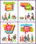 Premium Quality Super Sale Set Vector Illustration