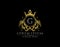 Premium Royal King G Letter Crest Gold Logo template