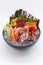 Premium Sashimi Bowl Served with Iced Bowl.