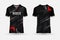 Premium soccer jerseys design vector. t shirt sport design background vector