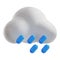 premium weather condition icon 3d rendering