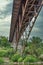 Preobrazhensky bridge over the Dnieper river in Zaporizhia, Ukraine