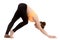 Preparation for adho mukha svanasana yoga pose for beginner