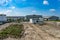 Preparation for construction, the area cleared by bulldozer, background, construction, industry,Ecology