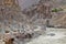 Preparation for explosive works on construction of Srinagar â€“ Leh road