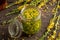 Preparation of herbal tincture from agrimony flowers