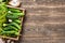 Preparation pickling cucumbers with ingredients