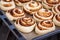 Preparation process of cinnamon rolls