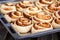 Preparation process of cinnamon rolls