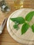 Preparation of tea with pineapple-scented sage