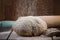 Preparation of wholegrain dough for homemade bread