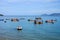 Prepare for fishing in Nha Trang beach, Khanh Hoa, Vietnam