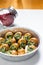 Prepared Foods Classic French Escargots Burgundy snails, Escargots de Bourgogne