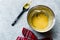 Preparing Hollandaise Sauce in Pot / French Cooking Recipe
