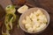 Preparing homemade apple sauce