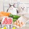 Preparing natural food for pets