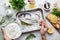 Preparing salt-baked dorada fish