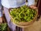 Preparing a tamarind salad in bagan