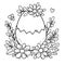 preschool easter egg coloring pages for kids, happy easter clipart black and white, easter egg coloring pages printable easter Joy