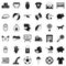 Preschool institution icons set, simple style