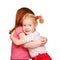 Preschool kids hugging. Friendship.