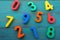 Preschool learn to count mixed numbers from one to nine