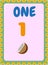 Preschool and toddler math with coconut and potato design